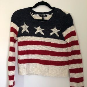 American Flag Sweater